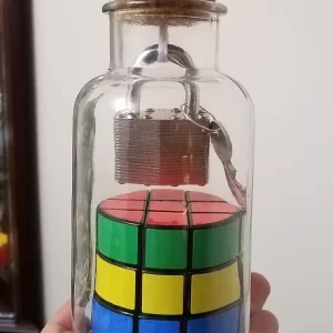 Impossible Bottle with padlock